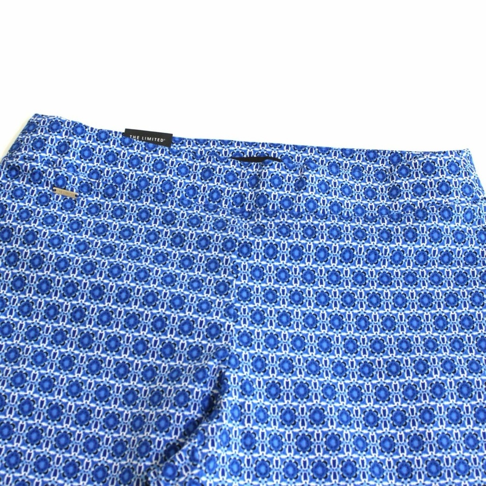 The Limited Blue Patterned Pants - image 4
